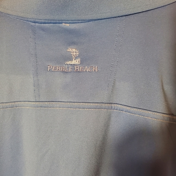 Pebble Beach Men's Blue Golf Polo Size XL NWOT - Picture 4 of 5